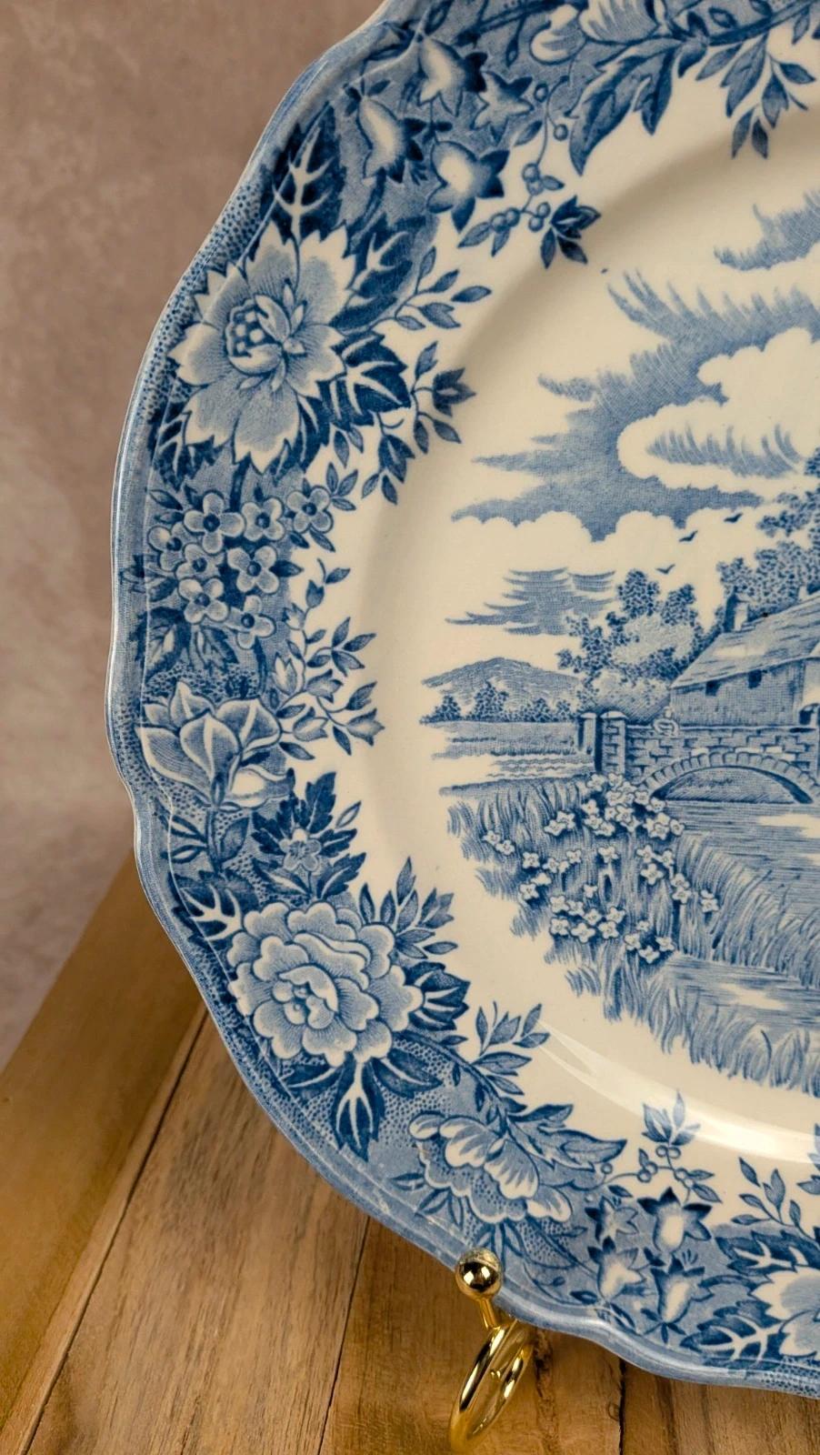 Assiette anglaise Olde Staffordshire English Village