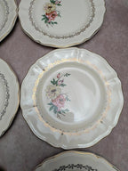 6 assiettes dessert Sarreguemines terre de fer