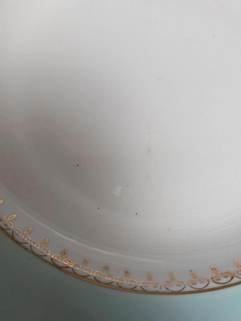 Lot de 4 assiettes creuses Lunéville modèle Senlis
