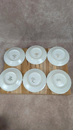 Lot de 6 tasses Gien Yokohama & 6 soucoupes M&s – porcelaine française