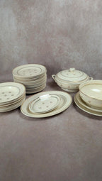 Lot de 6 assiettes plates Gien