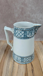 Petit pichet ancien Lunéville décor bleu & or