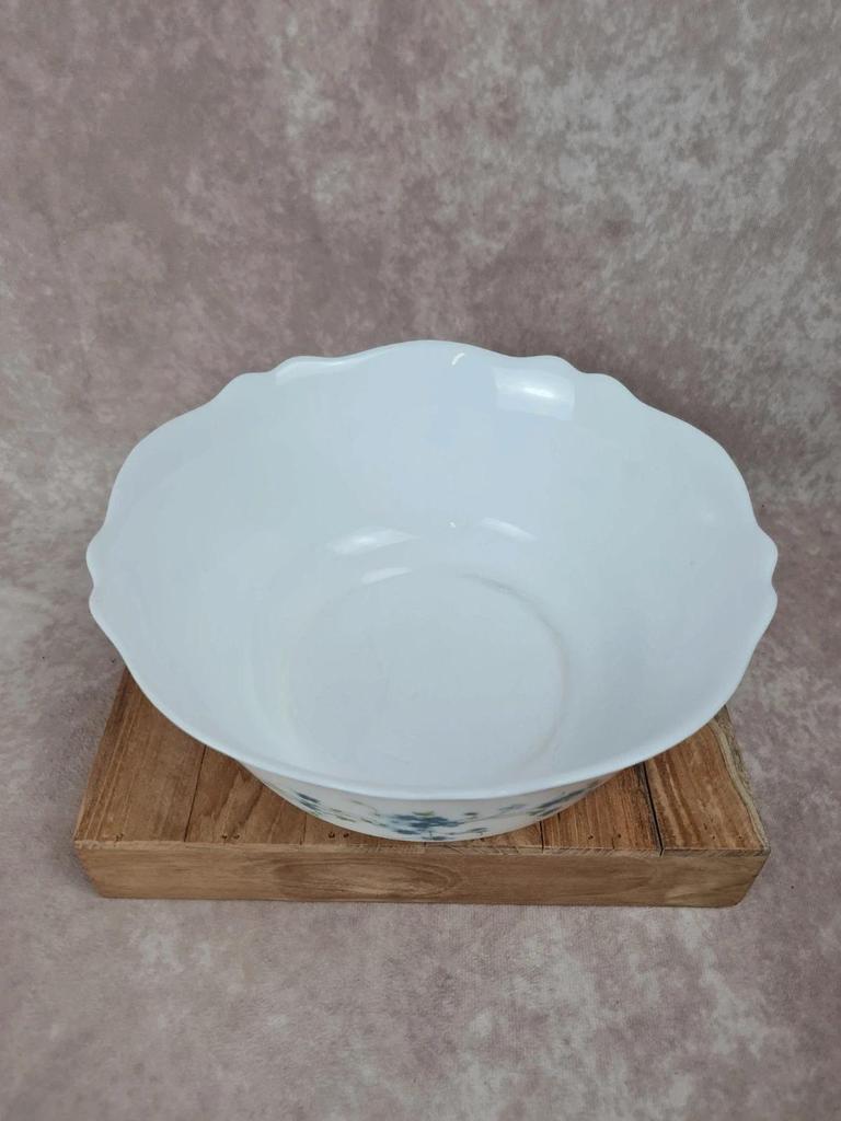 🍃 Grand saladier vintage Arcopal – modèle Myosotis années 70