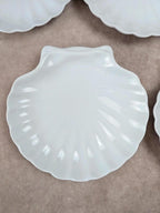 Lot de 8 assiettes coquille Saint-jacques