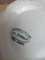 Légumière ancienne terre de fer – Faïencerie d’onnaing – décor Sorbier