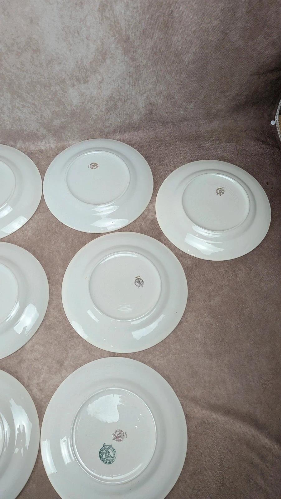 Lot de 16 assiettes plates Trieste – Moulin des Loups