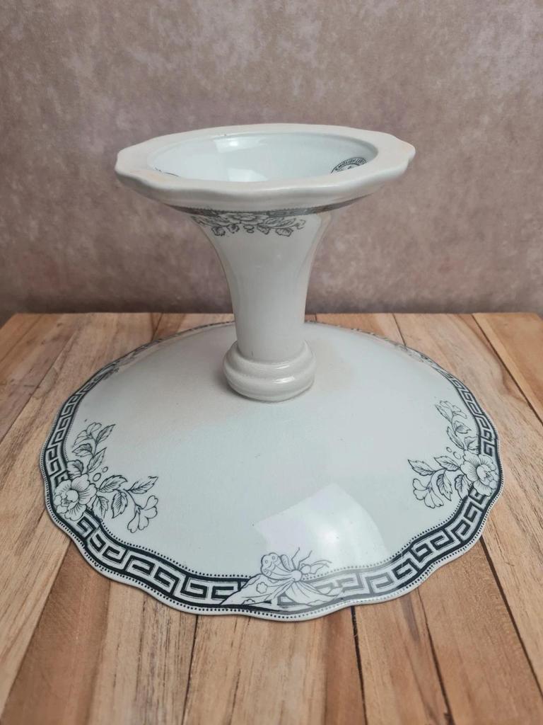 Compotier sur pied anglais B.w.m & Co modèle Lima – terre de fer anglaise vers 1868