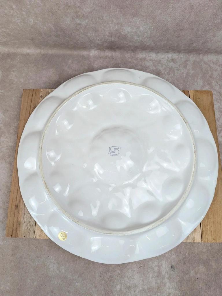 Grand plat à huîtres Sarreguemines France