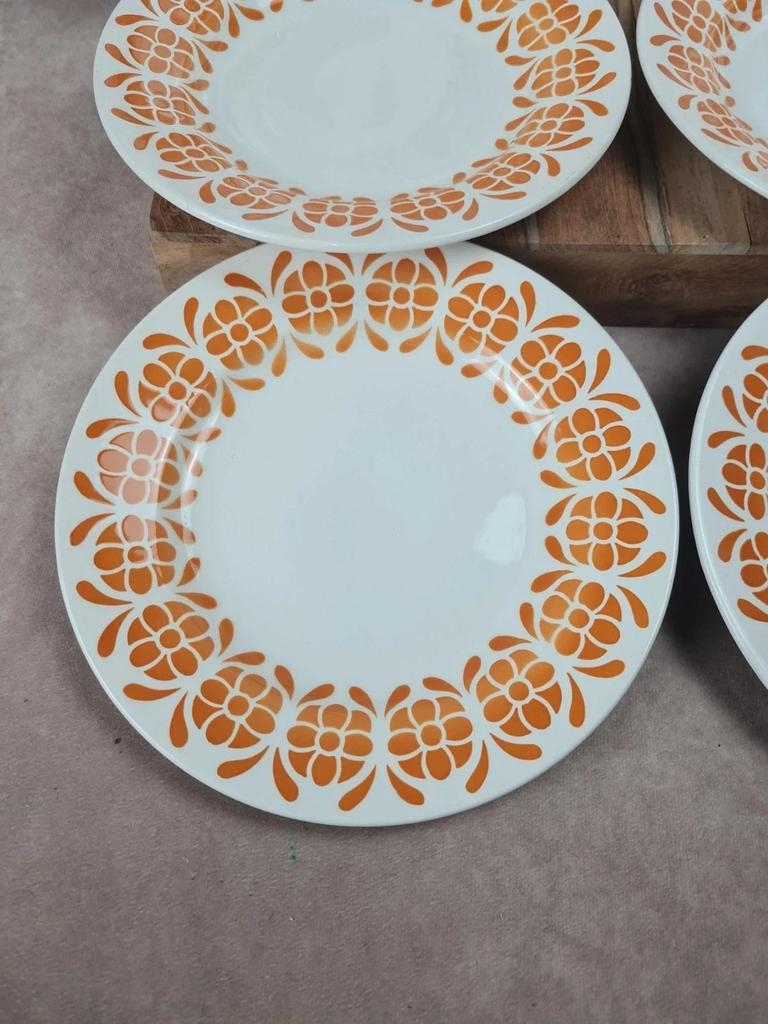 Lot de 6 assiettes semi-creuses Sarreguemines 🍊