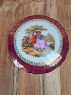💖 Boîte en porcelaine de Limoges – décor Fragonard 💖