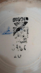 Bol ancien Digoin Sarreguemines – décor bleu