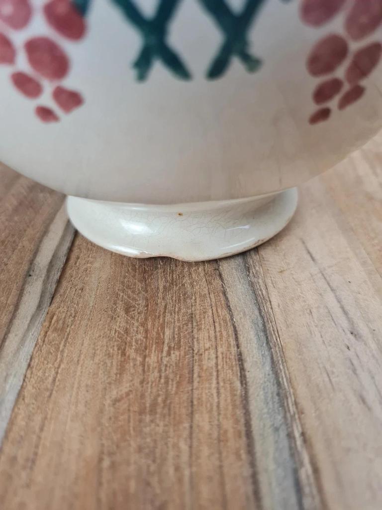 Bol ancien Saint - amand décor grappes 🍇