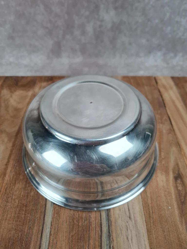 Bonbonnière ancienne en métal argenté Gelb – Motif artichaut Art déco