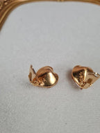 💛 Boucles d’oreilles vintage Ysl cœur ambré – Made in France