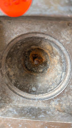 Bougeoir colonne métal argenté – Style corinthien