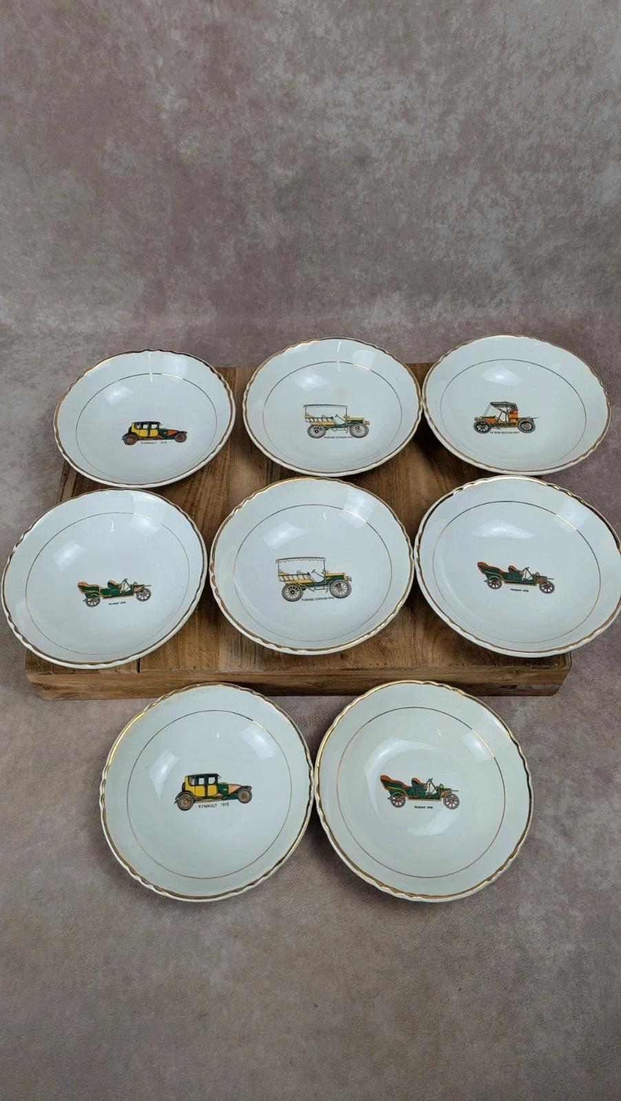 Lot de 8 coupelles Moulin des Loups – Modèle Vieux Tacot