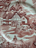 Assiette à dessert Terre de fer Lunéville – English Style – The Copperfield – Toile de Jouy