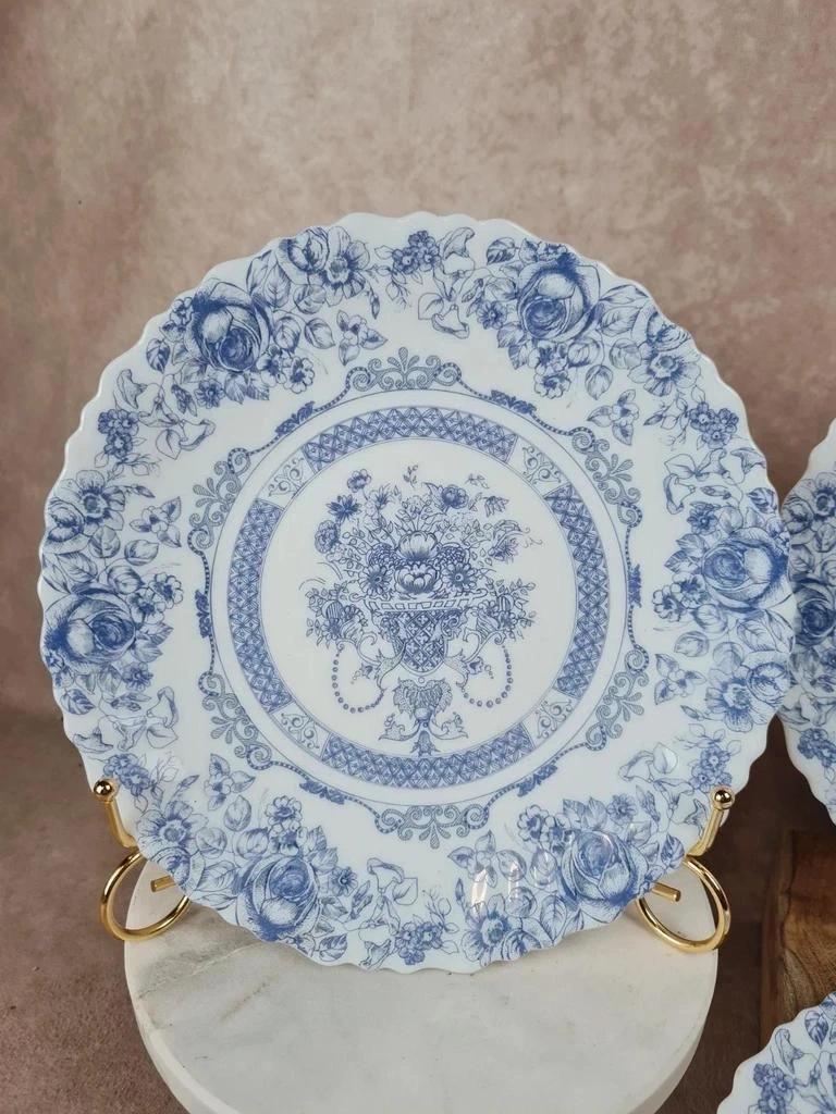Lot de 6 assiettes plates Arcopal Honorine 💙