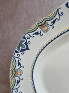 Grand plat ovale K&g Lunéville modèle Lisbonne ancien 41,5 cm