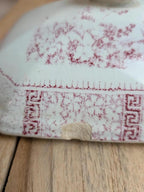 Sucrier ancien terre de fer Lunéville modèle Dentelle