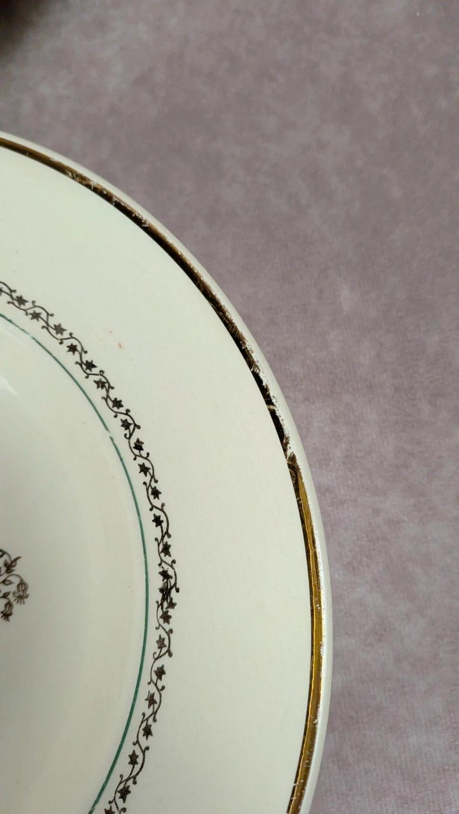 Lot de 6 assiettes creuses Gien