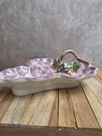 Plat raisin en barbotine italienne vintage – G.b.c. Made in Italy