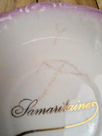 Tasse et soucoupe anciennes en porcelaine de Saxe – La Samaritaine