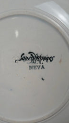 Petite assiette vintage Sarreguemines modèle Neva