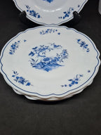 Lot de 6 assiettes Arcopal France 🦋 décor bleu fleuri