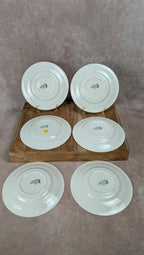 6 assiettes à dessert – Fables de La Fontaine Digoin Sarreguemines