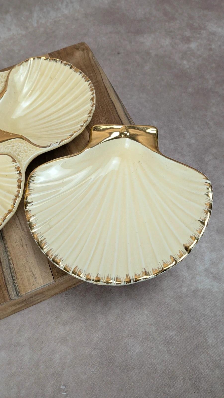 Présentoir coquillage vintage Siloa Paris + 2 coquilles