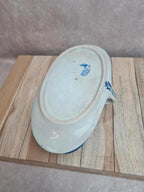 Saucière ancienne Jules Vieillard Bordeaux – modèle Moustiers – Terre de fer bleue 💙