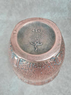 Cache - pot ancien Art Nouveau Gustave De Bruyn Fives - lille 🪴 cuivre galvanoplastie