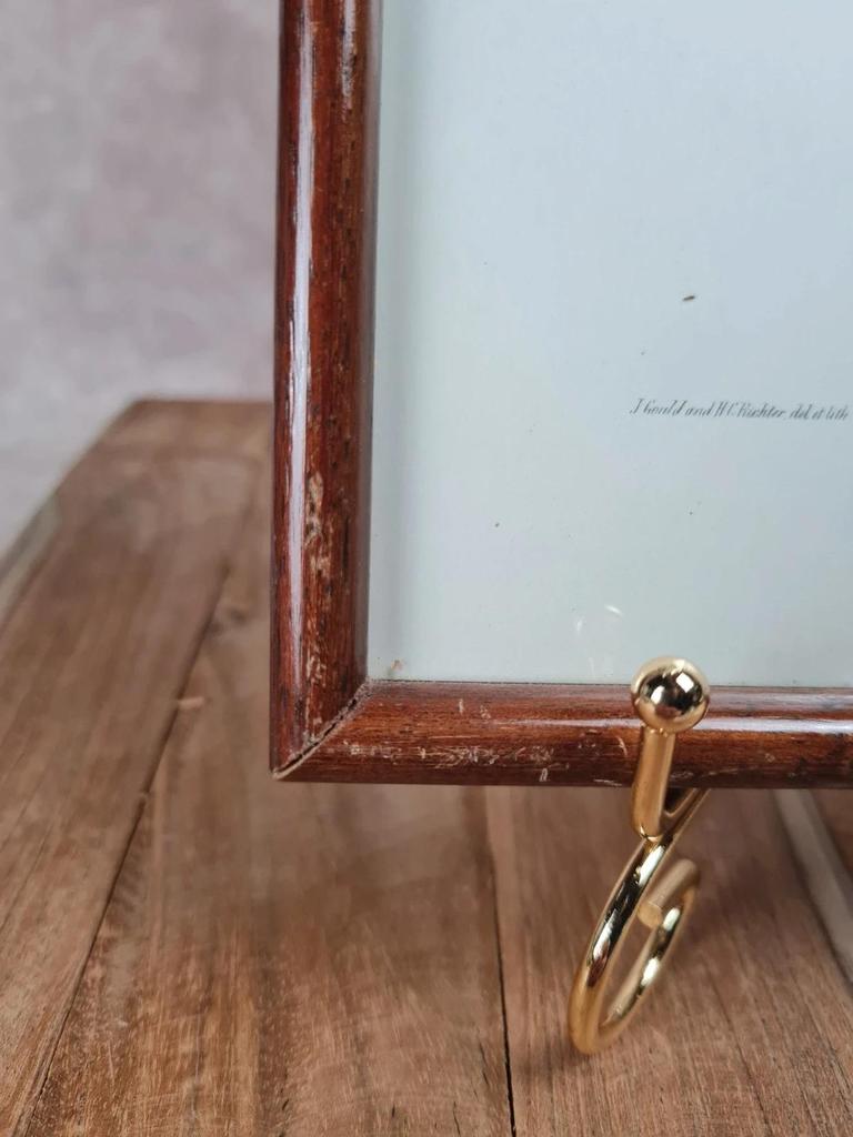 Cadre ancien – Reproduction lithographie Lesbia Gracilis Gould