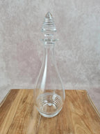 Carafe vintage en verre Guy Degrenne – design années 70