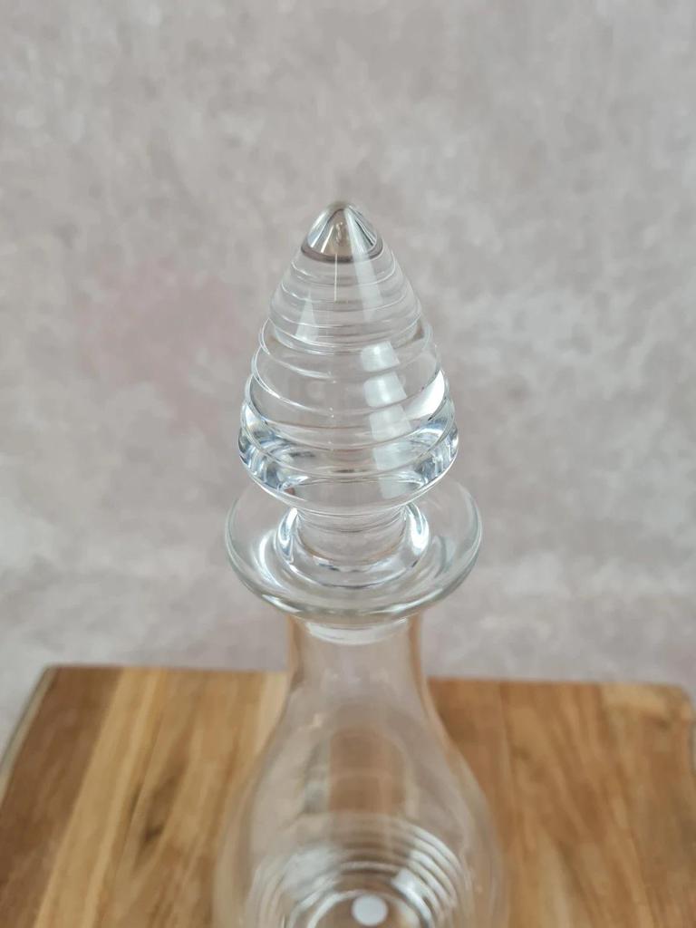 Carafe vintage en verre Guy Degrenne – design années 70