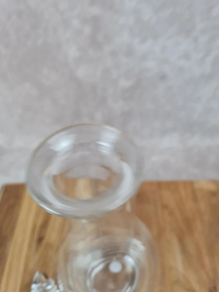 Carafe vintage en verre Guy Degrenne – design années 70