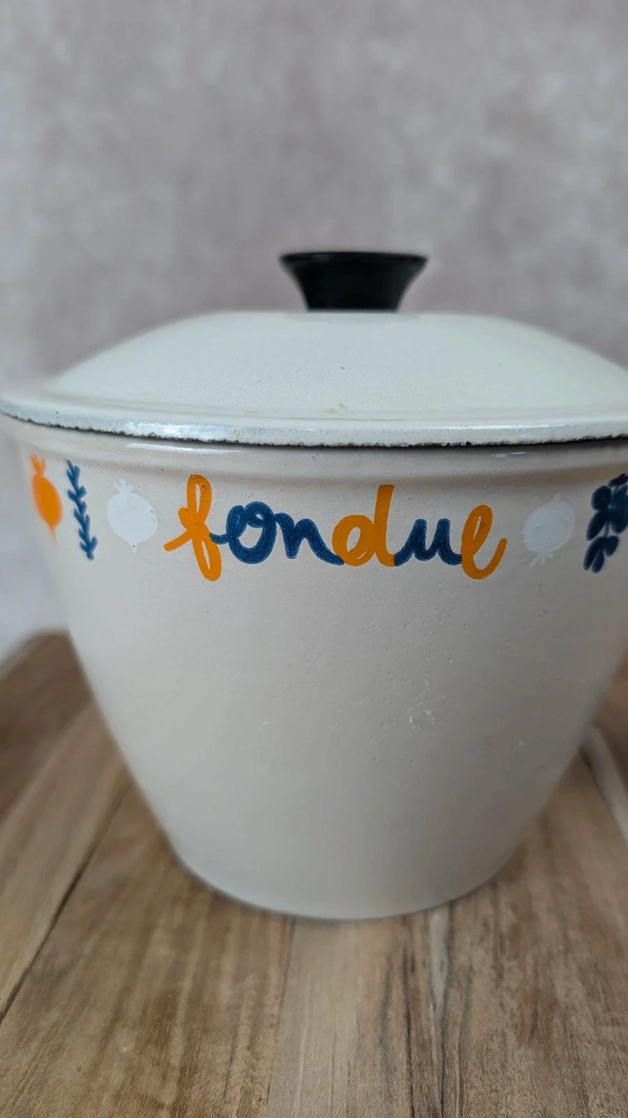 Casserole à fondue Le Creuset – vintage