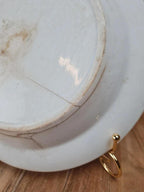Assiette creuse ancienne Gien – modèle floral 🌸🍃