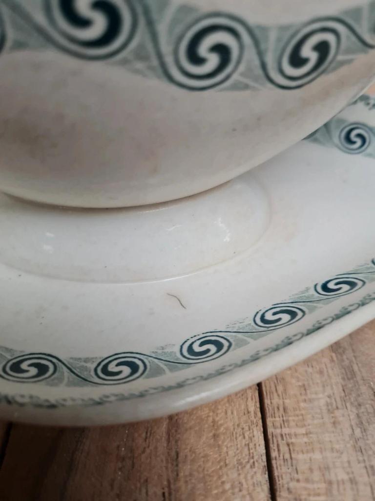 Saucière ancienne Moulin des Loups modèle Rachel Terre de fer 💙