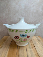 Soupière ancienne en terre de fer Digoin Sarreguemines – Modèle Poupette – Vintage