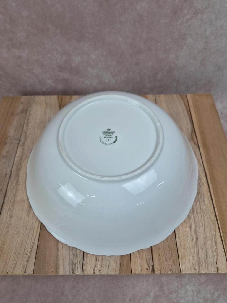 Saladier Seltmann Weiden Bavaria Theresia rouge – Porcelaine allemande vintage