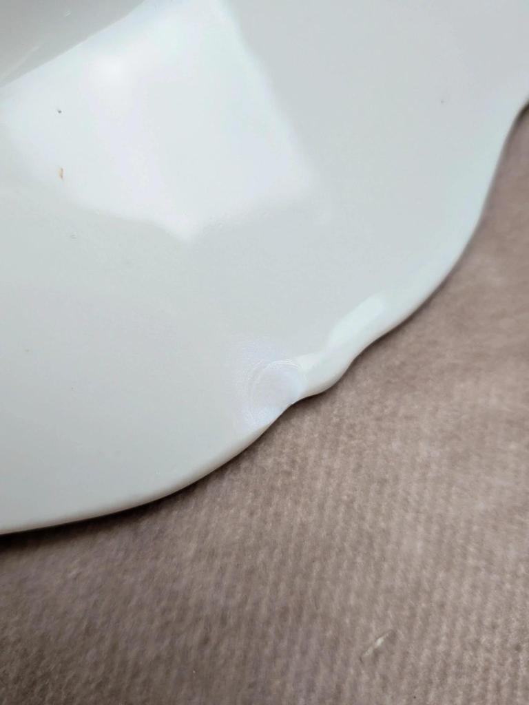 Lot de 12 assiettes creuses Seltmann Weiden Bavaria Theresia rouge