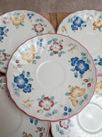 Lot de 6 sous-tasses Churchill England