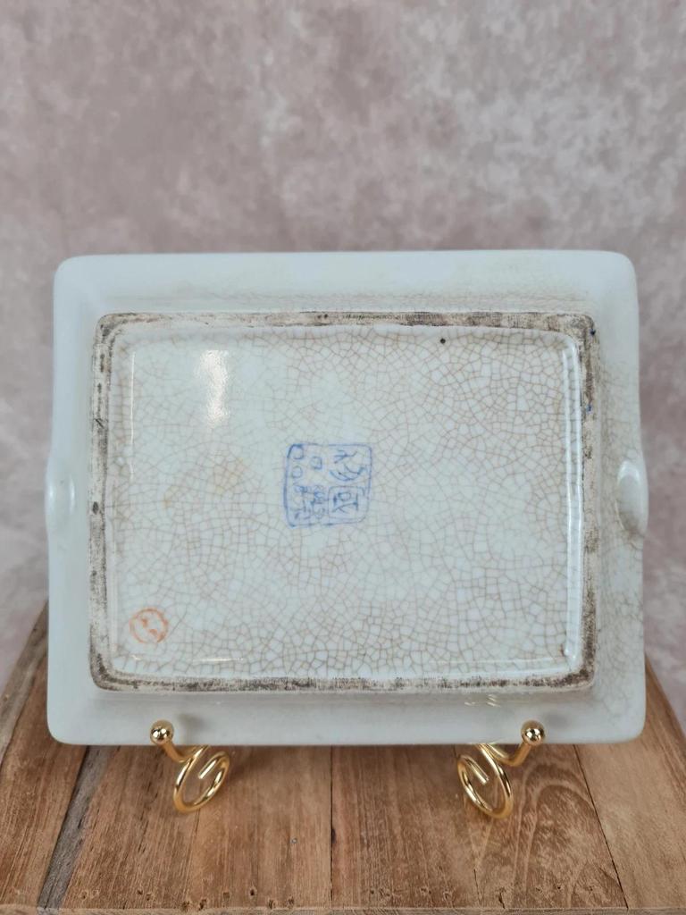 Cendrier ancien Japon Satsuma – décor Imari – fin Xixe