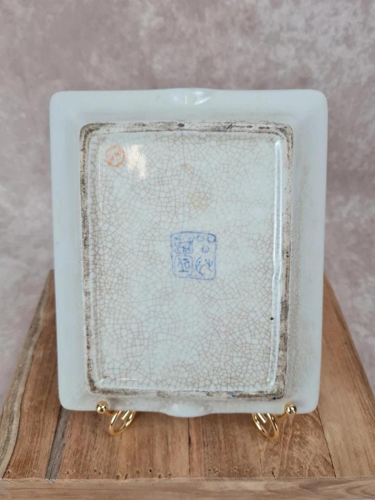 Cendrier ancien Japon Satsuma – décor Imari – fin Xixe