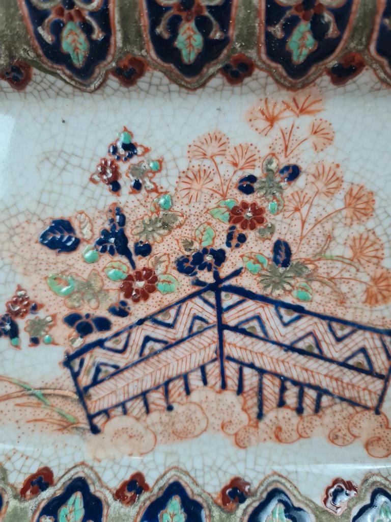 Cendrier ancien Japon Satsuma – décor Imari – fin Xixe
