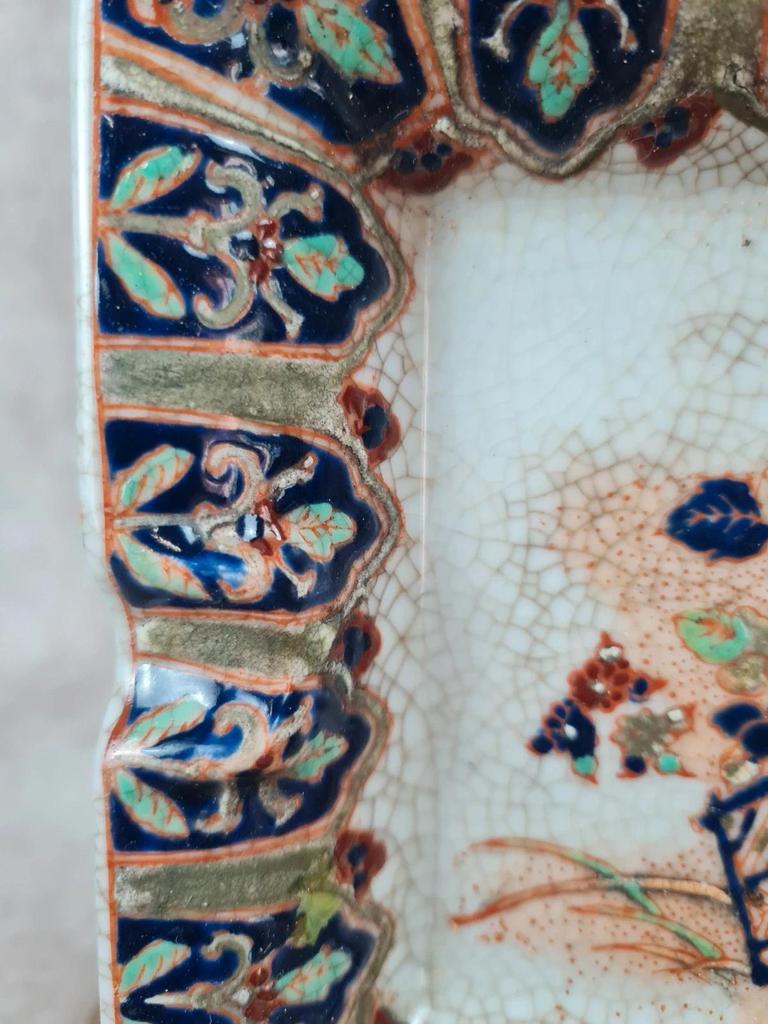 Cendrier ancien Japon Satsuma – décor Imari – fin Xixe