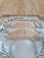 Cendrier en cristal signé Val Saint Lambert 💎 Vintage 1960
