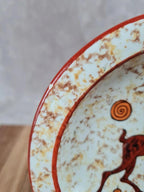 Cendrier vintage en céramique – Neofitoy Keramik, Fauraki Rodos